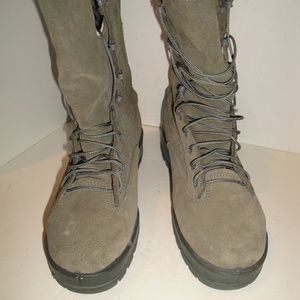 BELLEVILLE GREEN SUEDE BOOTS MENS SHOE SIZE 8